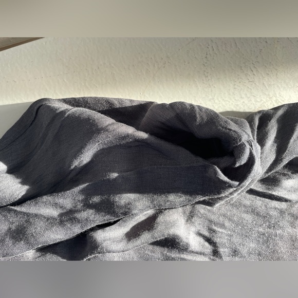 3/25 Grey/Black MADO et les Autres Flowy Boho Style Bubble Dress with Pockets - Picture 7 of 11